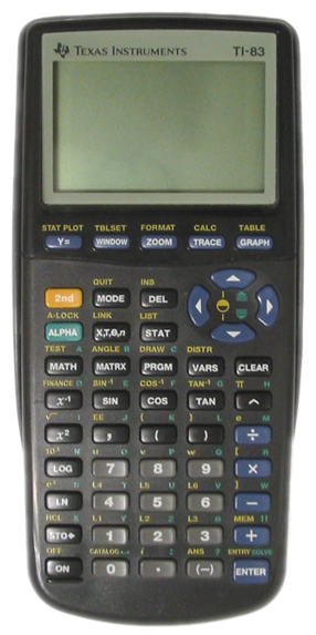 Calculatrice Texas Instrument TI-83 Plus Silver Edition