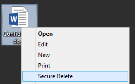 Capture d'écran du logiciel SDelete en train de supprimer définitivement des fichiers sur un ordinateur Windows