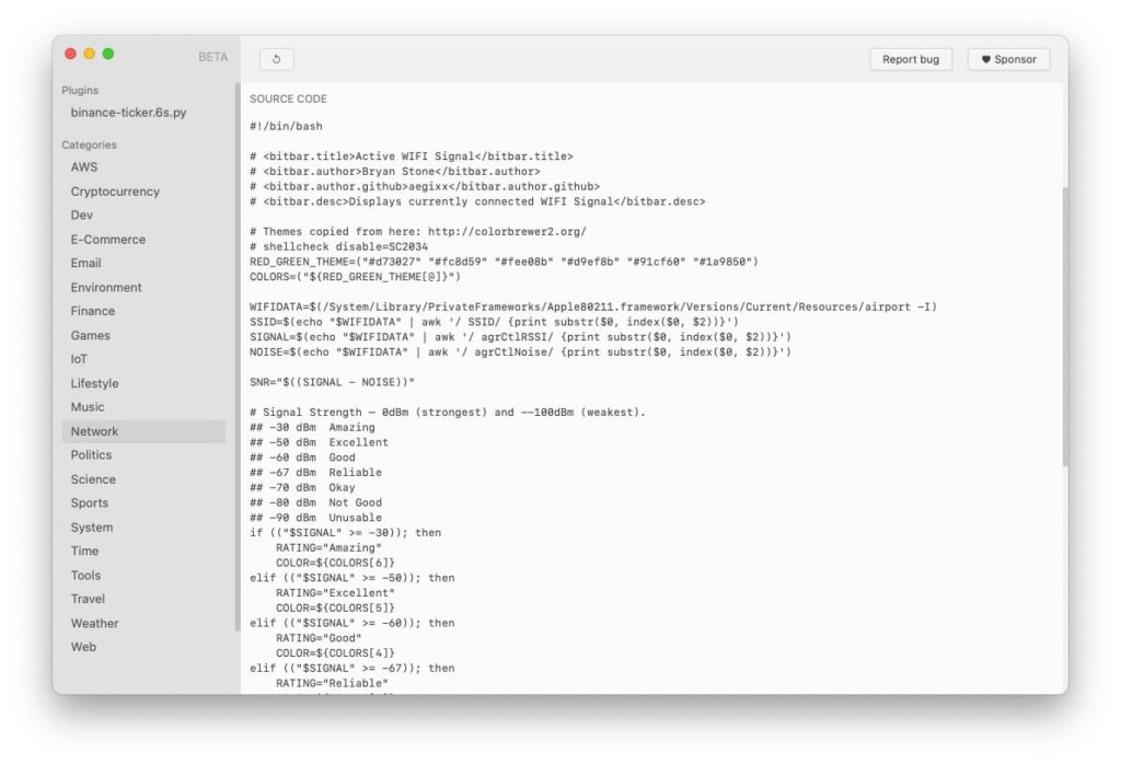 Illustration montrant la possibilité d'ajouter des icônes et des scripts dans la barre de menu macOS avec Xbar