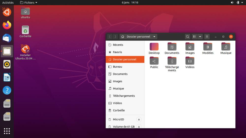 bureau Ubuntu