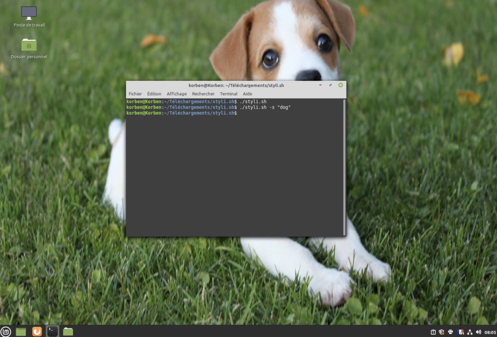 Fond d'écran automatisé sous Linux