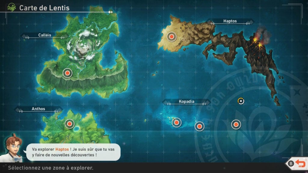 Capture d'écran d'un parcours dans New Pokemon Snap