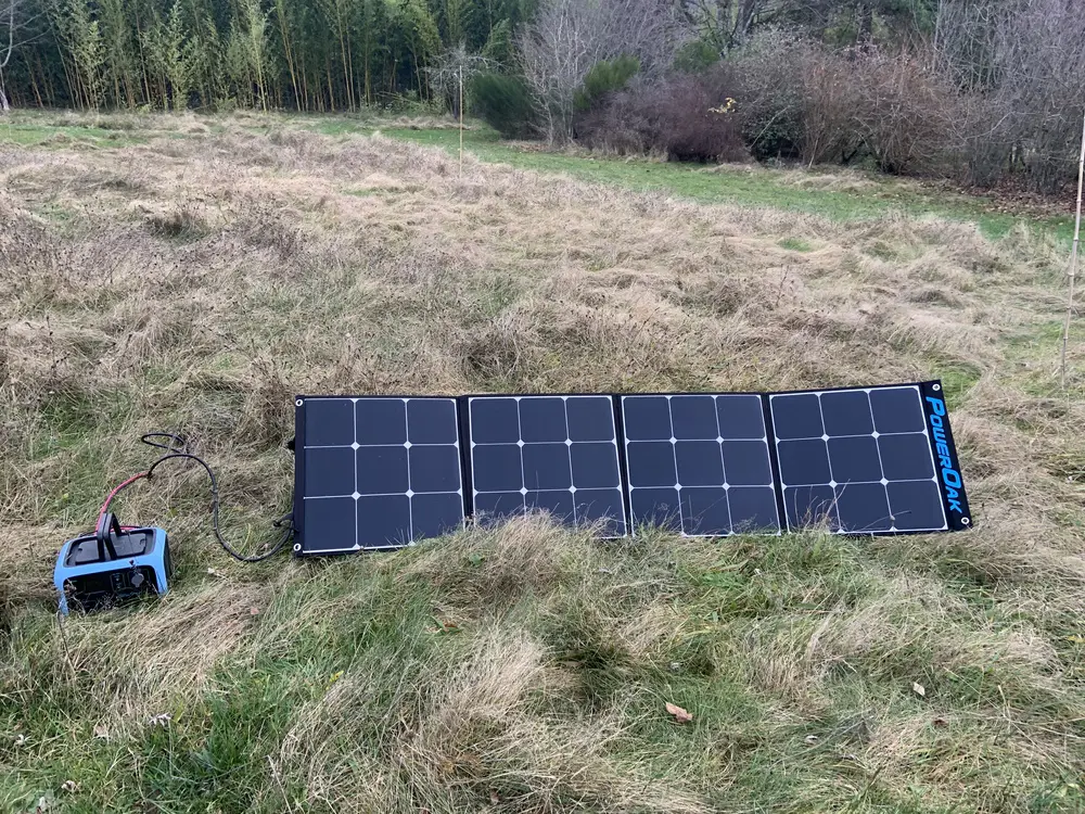 Test de la station de charge et des panneaux solaires de chez Bluetti