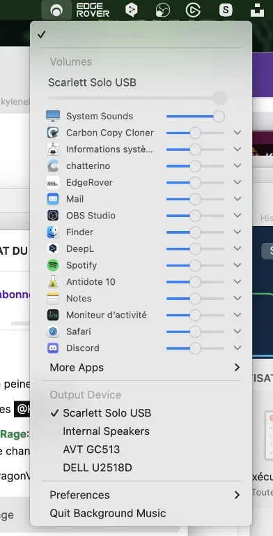 Logo de l'application Background Music pour macOS