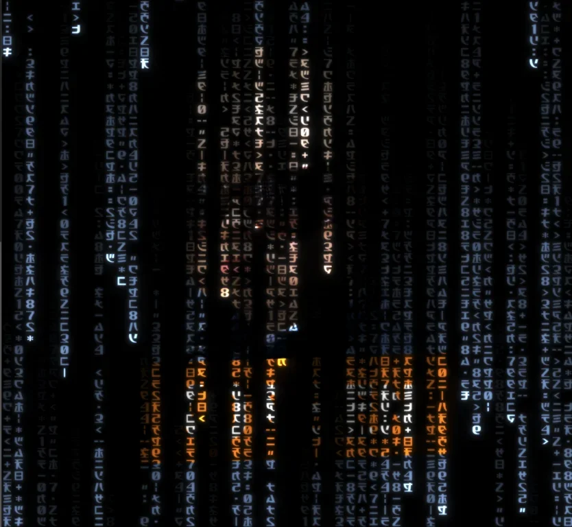 Illustration montrant une personne utilisant La Matrix en ligne