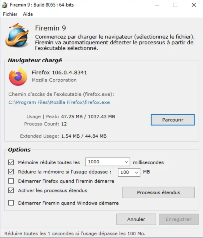 Comment réduire l’utilisation mémoire de Firefox (ou de n’importe quel autre navigateur) ?