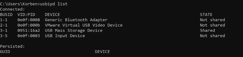 Comment accéder à un périphérique USB à distance depuis Windows (ou via WSL) ?