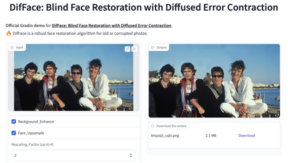 How To restore your old photos with AI thanks to DifFace