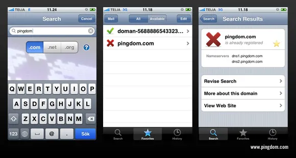 Capture d'écran de l'application X pour les admins réseaux sur iPhone