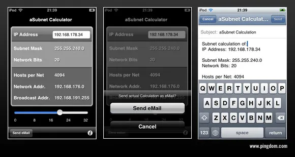 Capture d'écran de l'application X pour les admins réseaux sur iPhone