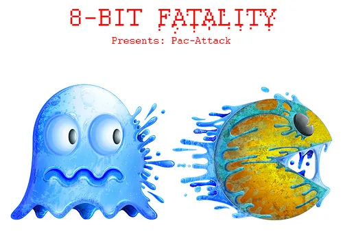 8-Bit Fatality:  Pac-Man par TastyPaints.com