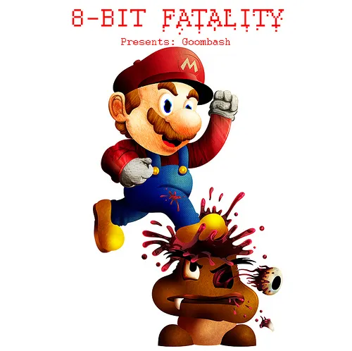 8-Bit Fatalities:  Mario par TastyPaints.com