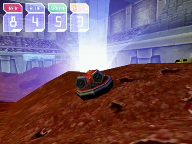 Exemple de jeu 3D créé avec DarkBasic