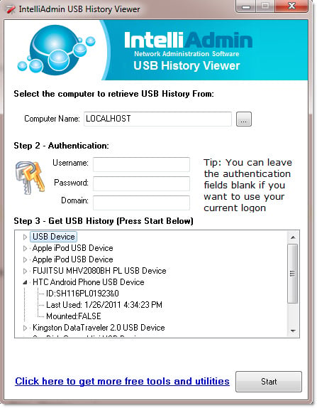 Voir l'historique de connexion USB dans Windows
