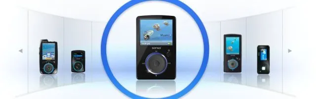 Sandisk mp3 player with headphones