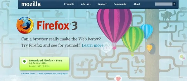 Comparaison de l'interface utilisateur de Firefox 3 avec les autres navigateurs