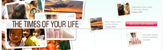 CircaVie - Retracez votre vie en web 2.0 - Page d'accueil