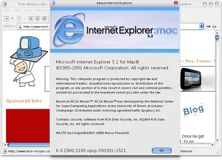 Comparaison entre l'interface utilisateur de Windows XP et celle de Mac OSX