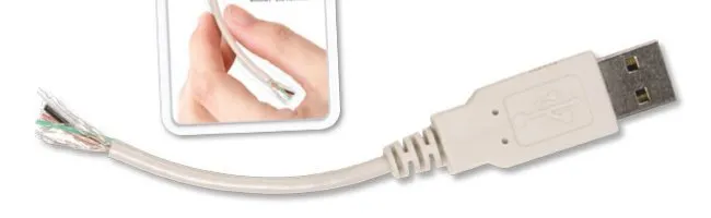 clé USB en forme de cable arraché