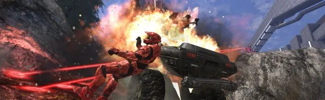 Mamie jouant à Halo3 sur Xbox One