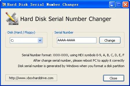 hard-disk-serial-number-changer