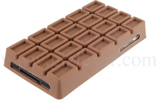 Smartphone en chocolat noir