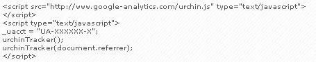 Exemple de rapport de trafic dans Google Analytics