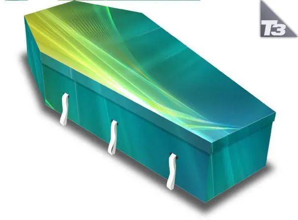 Cercueil en forme de souris d'ordinateur