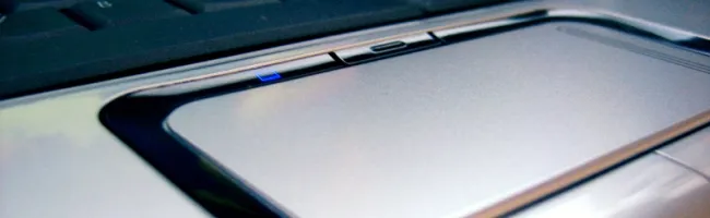 Image du touchpad d'un ordinateur portable