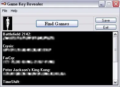 Capture d'écran d'une boîte de dialogue de récupération de licence de logiciel