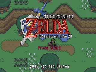 Capture d'écran du personnage principal Link dans Zelda: Ocarina of Time