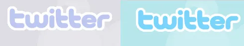 Twitter Logo / Color Blind