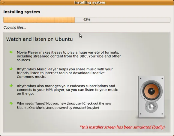 Capture d'écran de la page de recherche de Ubuntu One Music Store avec la barre de recherche et les résultats de recherche