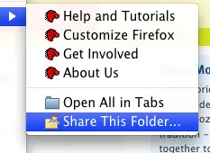 Weave 0.2 Sneak Peek: Bookmark Folder Sharing