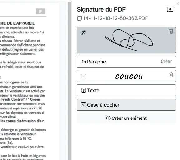 Comment récupérer des signatures sur un PDF ?