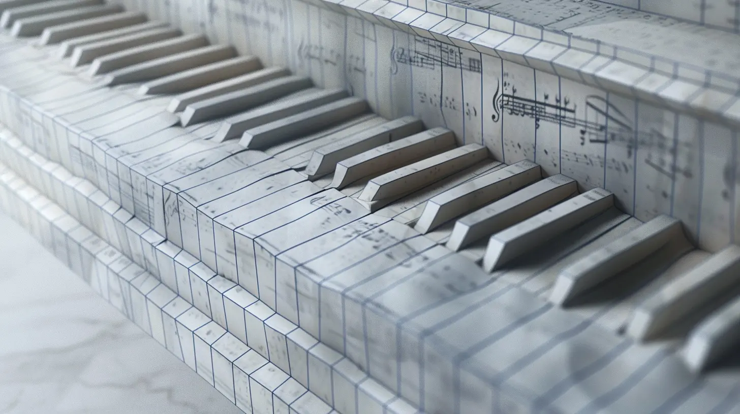 Un piano virtuel en papier ?