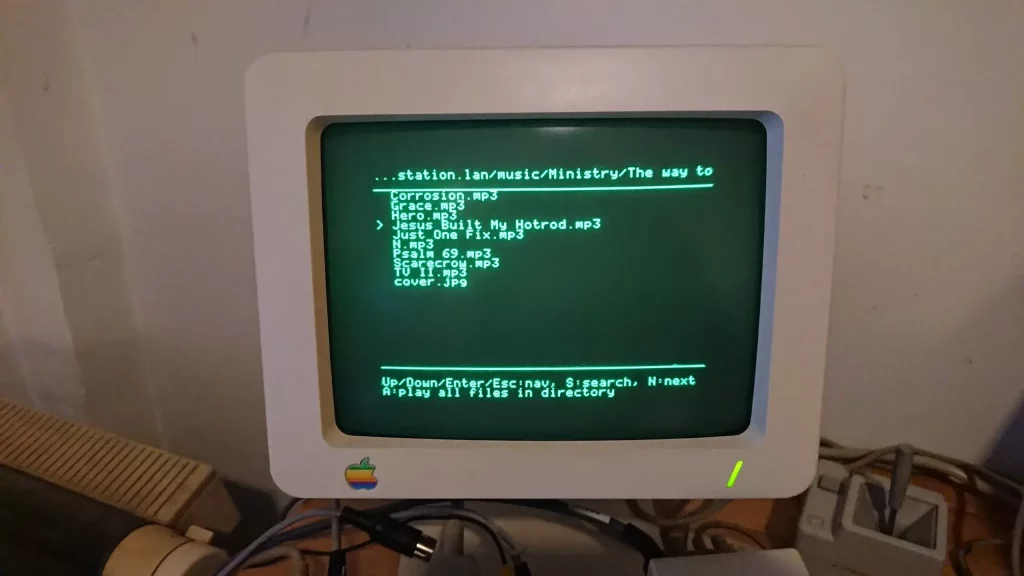 Wozamp – Un lecteur audio rétro pour Apple II