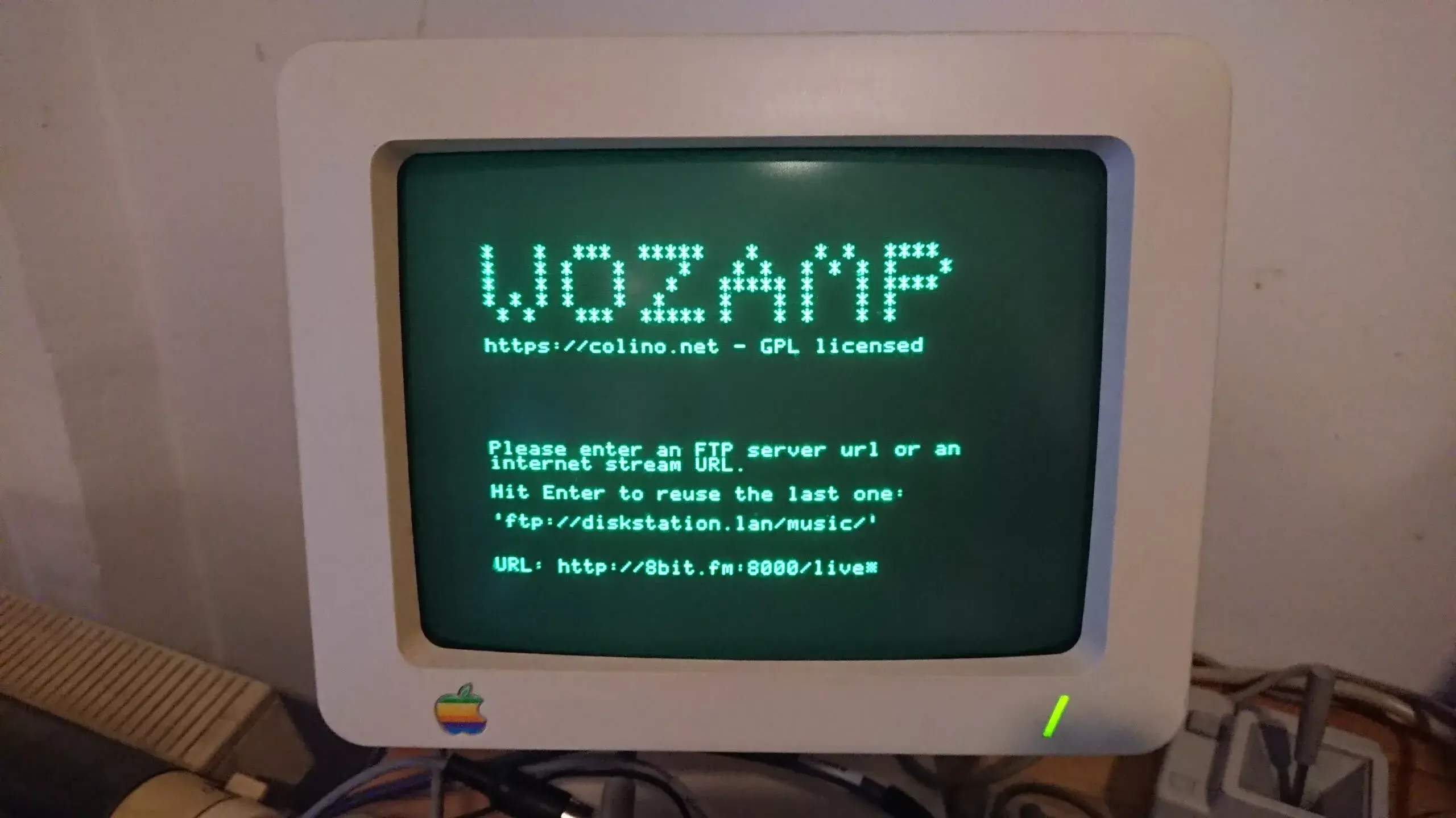 Wozamp – Un lecteur audio rétro pour Apple II