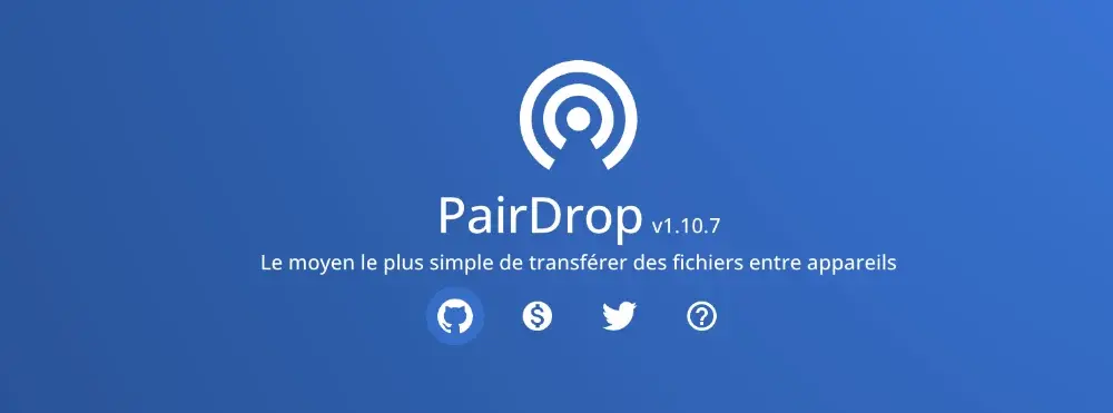 Image illustrant l'article : PairDrop - Le partage de fichiers P2P en mode AirDrop dans votre navigateur